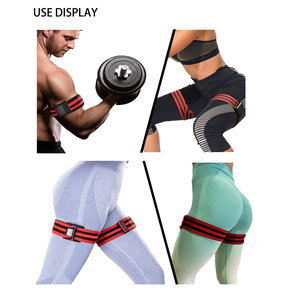 Nq स्पोर्ट्स बीएफआर फिटनेस ओसशन कसरत बैंड हाथ पैर मांसपेशियों के जिम उपकरण शरीर निर्माण रक्त प्रवाह प्रतिबंध बैंड खेल - Product Image 4