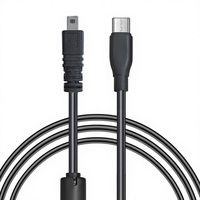 Cable de carga para cámara digital USB C tipo C con conectores macho/hembra para Sanyo UC-E6