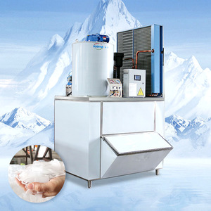 Icema hoàn toàn tự động 2 tấn mỗi ngày Máy Làm Đá Vảy tuyết Máy Làm Đá Vảy cho thủy sản - Product Image 1