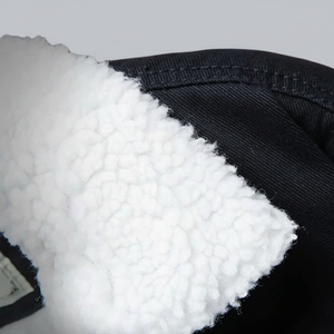 Chaqueta de Mezclilla Gruesa de Invierno de Alta Calidad con Forro de Piel, Diseño de Invierno, Chaqueta Universitaria para Hombre, Chaquetas de Mezclilla con Forro de Piel - Product Image 1