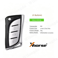 Clé de voiture universelle sans fil XHORSE XNLEX0EN série XN VVDI avec 4 boutons en ABS pour VVDI/Key Tool Max