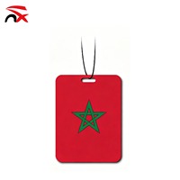 Cartes parfumées longue durée pour voiture, design Haïti, Maroc, Qatar, Arabie Saoudite, cadeau promotionnel, best-seller