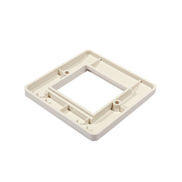 Plaque murale en plastique ABS de 86*86 mm à 1 gang, de type britannique, avec modules VGA