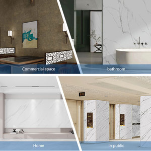 Panel de Pared de Mármol de Alto Brillo, Impermeable, 1.22x2.44m, Panel de Pared de PVC con Aspecto de Mármol - Product Image 5