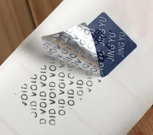 Etichette Adesive Anticontraffazione per Materiali Fragili con Scritta VOID Personalizzabile - Product Image 3