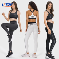 Nouvelle Collection : Ensembles de Vêtements de Sport Personnalisables avec Logo – Soutien-Gorge de Yoga et Legging Gainant pour Femme