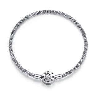 Bijoux fins S925 argent Sterling personnalisé <span class=keywords><strong>Net</strong></span> chaîne <span class=keywords><strong>Photo</strong></span> breloque perle bricolage Bracelet Bracelet - Product Image 6