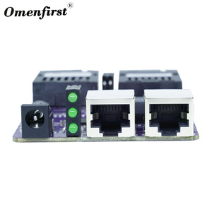 10 100 1000m 2 puertos 2 interruptores de red de fibra placa de circuito transceptor de fibra óptica pasiva interruptor POE inverso PCBA - Product Image 4