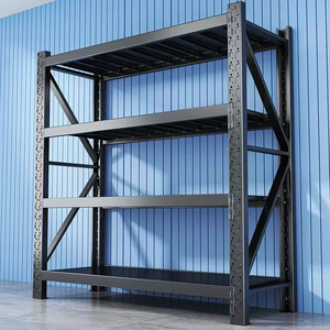 Étagère métallique Lihaotai, profondeur 400 mm, en acier au carbone, installation par crochets, rangement d'outils pour garage - Product Image 2