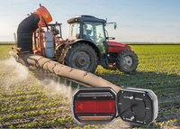 Feu de remorque LED IP65 pour remorques et camions 12/24VDC nouvel état lentille rouge indicateur de Position arrière frein haute visibilité