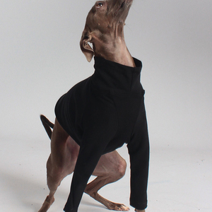 कुत्ते कपड़े स्वेटर पसीने 2 पैर रिक्त थर्मल संरक्षण गर्म साल की उम्र इतालवी ग्रेहाउंड कपड़े - Product Image 5