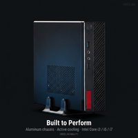 Mini PC con soporte VESA, Intel Core i3 i5 i7 i9, formato pequeño, para escuelas, laboratorios, aulas, empresas, gobierno, negocios y oficinas.