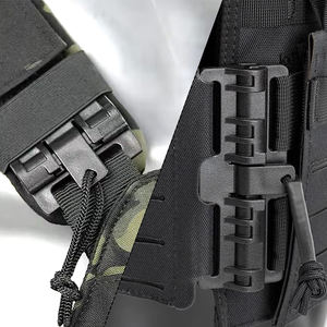 Setelan gesper lepas cepat, Aksesori sistem Molle rompi 40mm plastik JPC/CPC/APC gaya klasik untuk berburu & pelatihan - Product Image 4