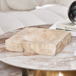 Table créative de style <span class=keywords><strong>vintage</strong></span> antique pour salon, cendrier en marbre, <span class=keywords><strong>objet</strong></span> de bureau, accessoires de décoration pour la maison - Product Image 3