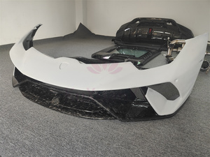 Pare-chocs avant et arrière en Fiber de carbone à grain forgé de style P pour <span class=keywords><strong>Lamborghini</strong></span> LP610 Kit de carrosserie - Product Image 3