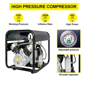 Compresseur d'air TUDIVING à double cylindre pour soupape d'échappement automatique, 4500 psi 30 MPa, pour la lutte contre <span class=keywords><strong>les</strong></span> incendies en extérieur, la plongée PCP et le paintball, pour réservoir pulmonaire - Product Image 3