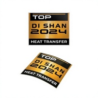 Patch graphique personnalisé, durable, lavable, logo métallique brillant doré, transfert thermique, étiquette imprimée de qualité supérieure, effet phosphorescent, vêtement de rugby