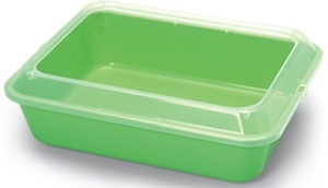 671 Usine En Gros En Plastique Matière Chats Accessoires Fournitures Pour Animaux De Compagnie Léger Portable Chat Bac À Litière - Product Image 3