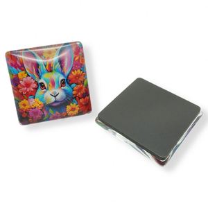 Aimant de réfrigérateur en verre cristal transparent, impression personnalisée à bas prix, décoration d'intérieur magnifique - Product Image 3