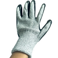 Verre jardin industrie de protection Anti-coupure PU enduit travaux de construction sécurité gants résistants aux coupures