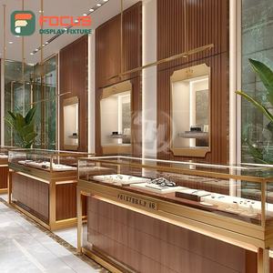 Vitrina de Joyería Personalizada de Alta Visibilidad, Fabricante de Vitrinas Comerciales con Marco de Metal y Vidrio - Product Image 5