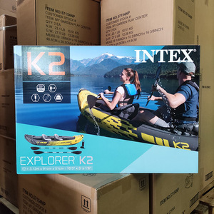 <span class=keywords><strong>Intex</strong></span> 68307 Barcos, Bote de Remo K2, <span class=keywords><strong>Kayak</strong></span> <span class=keywords><strong>Inflable</strong></span> para 2 Personas, <span class=keywords><strong>Kayak</strong></span> <span class=keywords><strong>Inflable</strong></span> con Pedales - Product Image 4