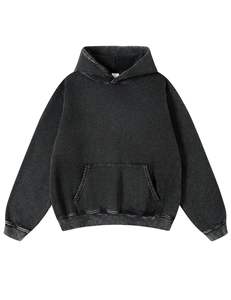 Y2K Vintage Heavy Fleece Streetwear Sweat à capuche surdimensionné Zipper-Up avec des fonctionnalités anti-rides et anti-rétrécissement pour la sérigraphie - Product Image 5