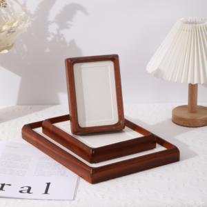 Handmade rắn gỗ hình ảnh khung mặt A1/A3/A4 Kích thước tường/bàn hiển thị Mortise tenon cấu trúc Kích thước 12x18 6x8 - Product Image 3