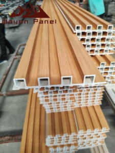 Wayon低成本WPC环保防水格栅面板用于装饰客厅的墙壁。 - Product Image 4