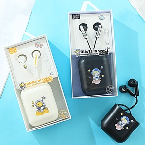 KIKI-337 Auricolari Cablati Carini Kawaii <span class=keywords><strong>con</strong></span> <span class=keywords><strong>Jack</strong></span> da 3,5 MM, <span class=keywords><strong>Cuffie</strong></span> <span class=keywords><strong>con</strong></span> <span class=keywords><strong>Microfono</strong></span> <span class=keywords><strong>per</strong></span> iPhone 4 5 6 Samsung Tecno - Product Image 3