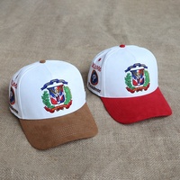 Casquettes de baseball décontractées sportives à 5 panneaux en tissu suédé bicolore avec logo brodé personnalisé, design populaire, ajustables pour femmes
