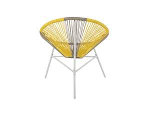 Ensemble de bistrot <span class=keywords><strong>Acapulco</strong></span> classique en acier métallique avec cadre en acier, table et chaises en rotin PE tressé à la main pour cafés et restaurants - Product Image 4