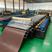 Máquina de Conformado de Tejas Glaseadas de Alta Velocidad con Dispositivo de Corte por Copia para Láminas de Techo