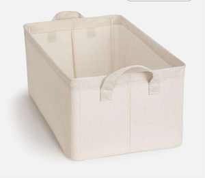 Cesta Organizadora de Armario con Marco de Acero, Caja de Almacenamiento con Asas, Gran Venta - Product Image 2