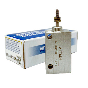 กระบอกลมนิวแมติก Airtac Mu4x10b แบบติดตั้งผ่านรู 11-Ky - Product Image 1