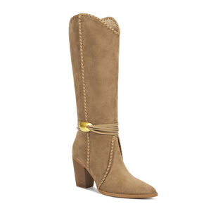 <span class=keywords><strong>Botas</strong></span> Vaqueras Modernas WETKISS para Mujer, <span class=keywords><strong>Botas</strong></span> Altas hasta la Rodilla <span class=keywords><strong>con</strong></span> Punta Puntiaguda y Tacón Alto, <span class=keywords><strong>con</strong></span> Correa de Hebilla Metálica, <span class=keywords><strong>Botas</strong></span> Largas Bohemias de Invierno - Product Image 1