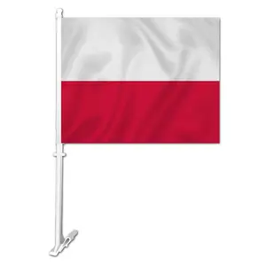 지금 배송하십시오 좋은 품질 폴란드 자동차 깃발 모든 국가 깃발