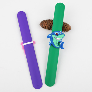 איכות גבוהה יצירתי סדרת בעלי חיים כרישים גומי slap wristbands אישית לילדים מבצע הצמד סיליקון - Product Image 5