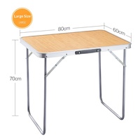 Table pliante en alliage d'aluminium pour marchés nocturnes, chaises de salle à manger d'extérieur pour la maison, petites tables portables pour stands de rue - Promotions