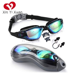 Gafas de Natación de Silicona Electrochapadas de Alta Definición, Impermeables, Antivaho, Modelo XF500, para Adultos, Hombres, Éxito de Ventas Transfronterizo - Product Image 1
