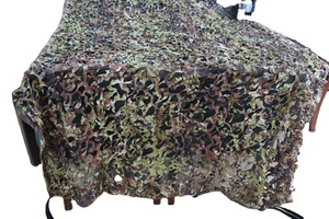 Red de camuflaje ignífuga para exteriores, tela de nailon con estampado de camuflaje y malla fina - Product Image 3