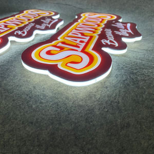 Tùy chỉnh <span class=keywords><strong>LED</strong></span> ánh sáng bảng hiệu Công ty Thiết kế mới Áp phích quảng cáo <span class=keywords><strong>frontlit</strong></span> & Backlit Logo dấu hiệu cho sử dụng trong nhà - Product Image 4