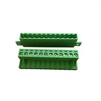 Bloc de bornes enfichable 12 broches pas de 5,08 mm avec oreilles, connecteurs sans soudure KF2EDGRKF-5.08-12PIN
