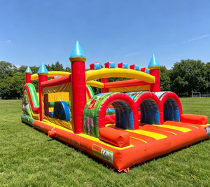 Parcours d'obstacles gonflable, pistolet <span class=keywords><strong>Nerf</strong></span> gonflable, obstacle gonflable - Product Image 1
