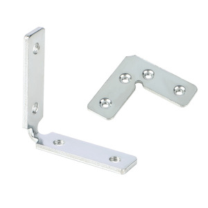 Support métallique en L à angle droit au design moderne, multifonctionnel, en acier, pour aménagements domestiques, pour coin de cuisine et salle à manger, quincaillerie - Product Image 3