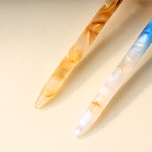 Ensemble de pinceaux triangulaires haut de gamme pour nail art, 2 pièces, stylo à <span class=keywords><strong>dessin</strong></span> pour ongles pour motifs <span class=keywords><strong>papillon</strong></span>, fleur, pétale, pour ongles à presser et détails de manucure - Product Image 5