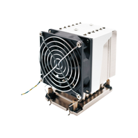 Refroidisseur de processeur de serveur 4U, dissipateur thermique, 50 000 heures, TDP 250 W, LGA4094 SP3 TR4 pour AMD EPYC 7742, cuivre aluminium, 4 broches PWM, deux ventilateurs à billes, refroidissement