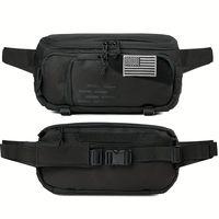 Sac de taille tactique pour pistolet étui de poitrine dissimulé et sac à bandoulière CCW Fanny Pack pour hommes
