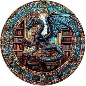 Rồng ghép hình bằng gỗ câu đố, giáo dục đồ chơi bằng gỗ, tùy chỉnh gỗ câu đố cho trẻ em & người lớn, DIY Craft - Product Image 1