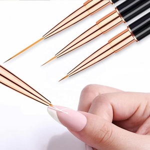 Nail <b>Brush</b> for Gel with Double <b>Round</b> Head Pen Color Drawing Pen Practice Tool of Nail <b>Brush</b> Set Nylon Hair - Product Image 6